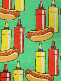 850598 Broadcloth American Vintage Hot Dog[Textile / Fabric] VANCET Sub Photo