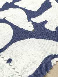 850601 Oxford Denim X Animal = Polar Bear[Textile / Fabric] VANCET Sub Photo
