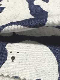 850601 Oxford Denim X Animal = Polar Bear[Textile / Fabric] VANCET Sub Photo