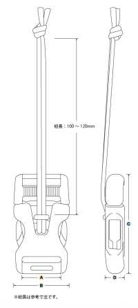 LB-CR YKK LB-CR Side/ Cord Release Type 25mm[Buckles And Ring] YKK Sub Photo