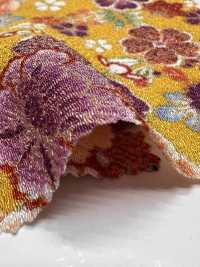 KKP2338-D-HNCRS Futako Chirimen Flower Chirashi[Textile / Fabric] Uni Textile(Komon Studio) Sub Photo