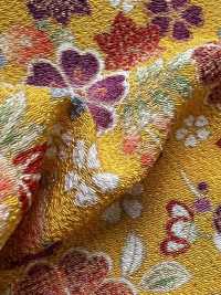 KKP2338-D-HNCRS Futako Chirimen Flower Chirashi[Textile / Fabric] Uni Textile(Komon Studio) Sub Photo