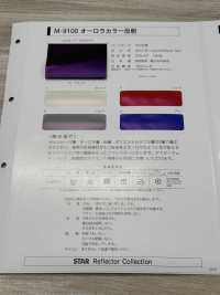 M-9100-PKK M-9100 Aurora Color Roll Pinking Piping[Ribbon Tape Cord] STAR BRAND (Hoshika) Sub Photo