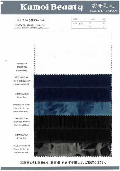 22W Light Summer Corduroy