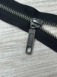 5RGTHOR-OUTLET Metal Zipper Size 5 Antique Silver Open YKK Sub Photo
