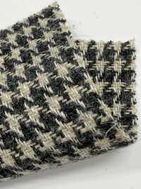 OF7258 Fluffy, Thick Count, Classic Linen Wool Houndstooth[Textile / Fabric] Oharayaseni Sub Photo