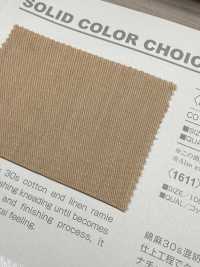 B1611Z Ultra Wash Finish Linen 2/2 Twill Half-fold[Textile / Fabric] VANCET Sub Photo