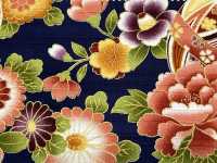 AP62902 Colorful Gold Print Satin (Round Roll)[Textile / Fabric] COSMO TEXTILE Sub Photo