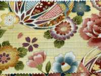 AP62902 Colorful Gold Print Satin (Round Roll)[Textile / Fabric] COSMO TEXTILE Sub Photo