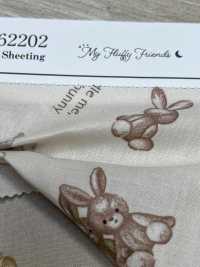 AP62202 My Fluffy Friends Animal Loomstate (Round)[Textile / Fabric] COSMO TEXTILE Sub Photo