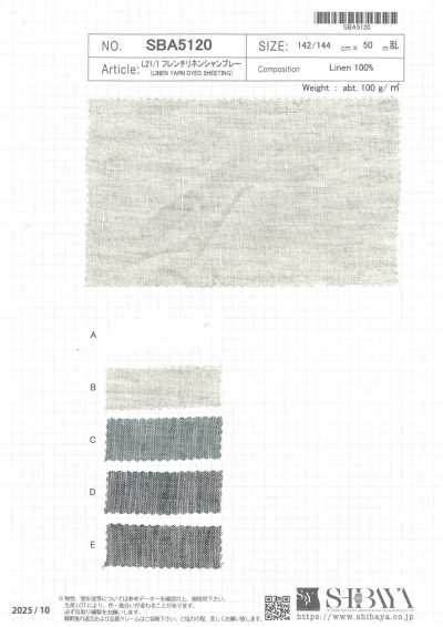 SBA5120 L21/1 French Linen Chambray