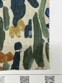 8026-1790-2 Linen Loomstate Art Botanical Print[Textile / Fabric] HOKKOH Sub Photo