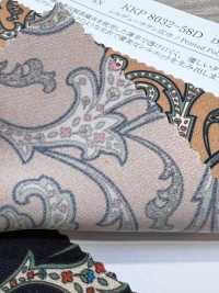 KKP8032-58D-BK-487 Silky Dew Satin Wide Width[Textile / Fabric] Uni Textile(Komon Studio) Sub Photo