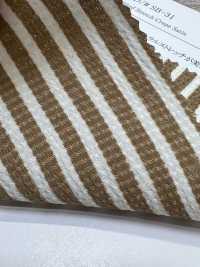 KKP9144-W-SB-31 Stretch Hammer Satin Wide Width Stripe[Textile / Fabric] Uni Textile (Komon Kobo) Additional Images