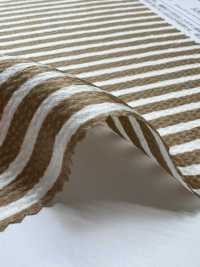 KKP9144-W-SB-31 Stretch Hammer Satin Wide Width Stripe[Textile / Fabric] Uni Textile (Komon Kobo) Additional Images