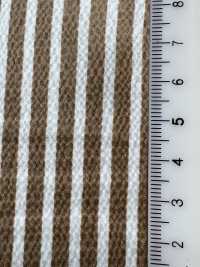 KKP9144-W-SB-31 Stretch Hammer Satin Wide Width Stripe[Textile / Fabric] Uni Textile (Komon Kobo) Additional Images