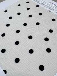 KKP9144-W-SB-184 Stretch Hammer Satin Wide Width Random Dot[Textile / Fabric] Uni Textile (Komon Kobo) Additional Images