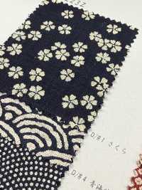 B88223Z Uneven Thread Cloth, Single Color, Japanese Style Pattern, Half-fold[Textile / Fabric] VANCET Sub Photo