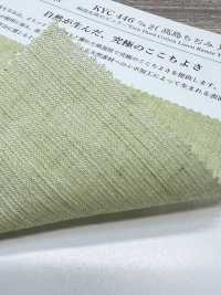 KYC446-2 Linen Blend Yarn Dyed Pique (Takashima Chijimi)[Textile / Fabric] Uni Textile (Komon Kobo) Additional Images