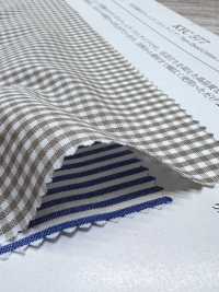 KYC577-C-1 50 Yarn Dyed Check[Textile / Fabric] Uni Textile (Komon Kobo) Additional Images
