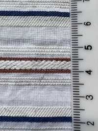 KYC667-55-1 Cotton, Rayon , Linen Dobby, Multi-stripe Pattern[Textile / Fabric] Uni Textile(Komon Studio) Sub Photo
