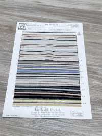 KYC667-55-1 Cotton, Rayon , Linen Dobby, Multi-stripe Pattern[Textile / Fabric] Uni Textile(Komon Studio) Sub Photo