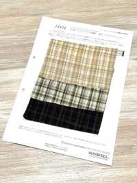14424 60 Thread /Tencel™ Lyocell Fiber Double Gauze Madras Check[Textile / Fabric] SUNWELL Sub Photo