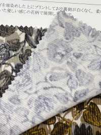 19188 Corduroy Shirt With Hand-drawn Small Floral Print[Textile / Fabric] SUNWELL Sub Photo