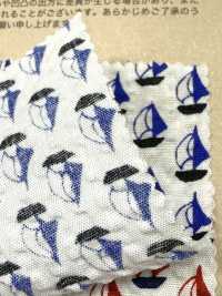 82169 Ripple Cross The Sea Is A Man's Nostalgia Yacht Komon[Textile / Fabric] VANCET Sub Photo