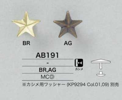 AB191 Star-shaped Motif Cap And Close Post Parts