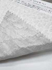 KKF1074-W-1 Linen 20d Split Organza Jacquard[Textile / Fabric] Uni Textile (Komon Kobo) Additional Images