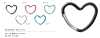 AL CARABINER-HEART Aluminum Carabiner Heart