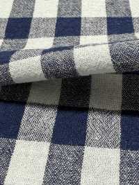 BF7754 Linen Yarn-dyed Gingham Check[Textile / Fabric] KOYAMA Sub Photo