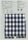 BF7754 Yarn-Dyed Cotton Linen Gingham Check