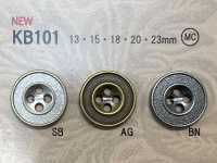 KB101 Vintage-style Metal Buttons With A Border. DAIYA BUTTON(DAIYA BUTTON) Sub Photo