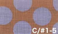 83194 Linen-Like Slub Bicolor Dot, Stripe, Check[Textile / Fabric] VANCET Additional Images