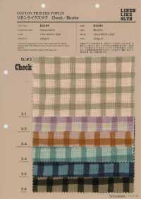 83194 Linen-Like Slub Bicolor Dot, Stripe, Check[Textile / Fabric] VANCET Additional Images