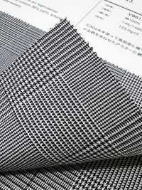 V8615 30 Single Yarn High-Density Twill Check[Textile / Fabric] VANCET Additional Images
