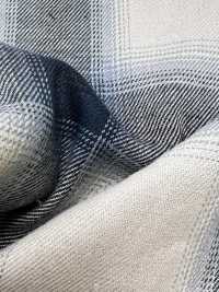 V8618 30 Single Yarn Viyella Fuzzy Check[Textile / Fabric] VANCET Additional Images