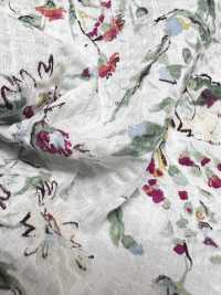 4027-680-5 80 Lawn Miracle Wave Watercolor Flower[Textile / Fabric] HOKKOH Sub Photo