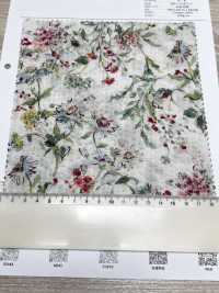 4027-680-5 80 Lawn Miracle Wave Watercolor Flower[Textile / Fabric] HOKKOH Sub Photo