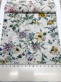 4027-680-5 80 Lawn Miracle Wave Watercolor Flower[Textile / Fabric] HOKKOH Sub Photo