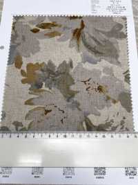 7027-710-4 CL Seating Watercolor Touch Large Flowers[Textile / Fabric] HOKKOH Sub Photo