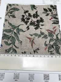 7027-720-2 100% Linen Loomstate Angel Soft Leaf Fruit[Textile / Fabric] HOKKOH Sub Photo