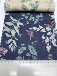 7027-720-2 100% Linen Loomstate Angel Soft Leaf Fruit[Textile / Fabric] HOKKOH Sub Photo