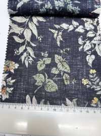 7027-720-2 100% Linen Loomstate Angel Soft Leaf Fruit[Textile / Fabric] HOKKOH Sub Photo