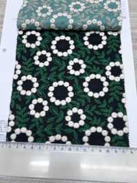 4027-848-1 Cotton Lawn Embroidery Pom-pom Flower Lace[Textile / Fabric] HOKKOH Additional Images