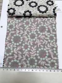 4027-848-1 Cotton Lawn Embroidery Pom-pom Flower Lace[Textile / Fabric] HOKKOH Additional Images