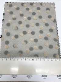 3025-1911-1 75d Chiffon Long Flocked Random Dot[Textile / Fabric] HOKKOH Additional Images