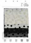 3025-1911-1 75d Chiffon Long Flocked Random Dot